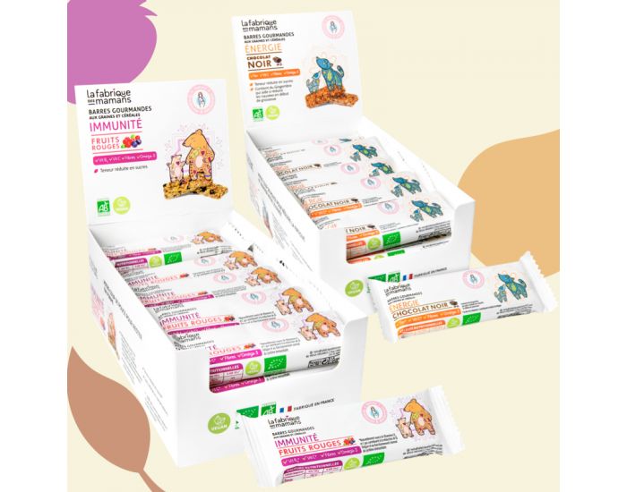 LA FABRIQUE DES MAMANS Coffret Dcouverte Grossesse Healthy Mama - 40 barres
