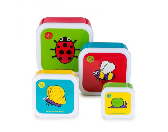 TUMTUM Lot de 4 Boites gigognes Bugs