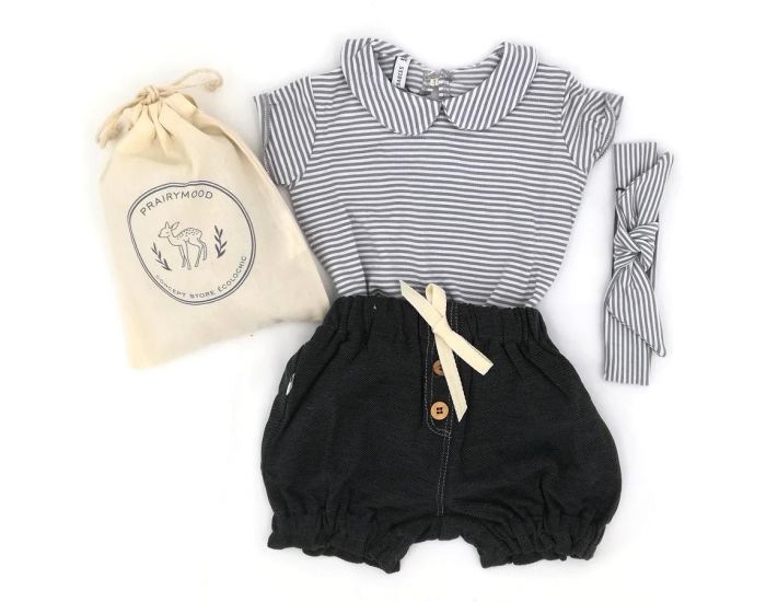 BAMBOOM Ensemble B�b� Fille en Bambou Bio