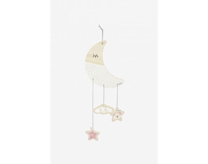 KADOLIS Porte-message Lune en bois