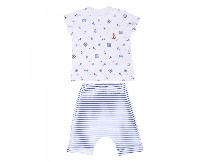 BEBESEO Ensemble Marine Capri Haut + Short