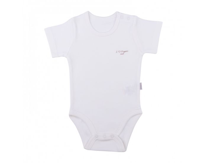 BEBESEO Manche Courte Body Ecru