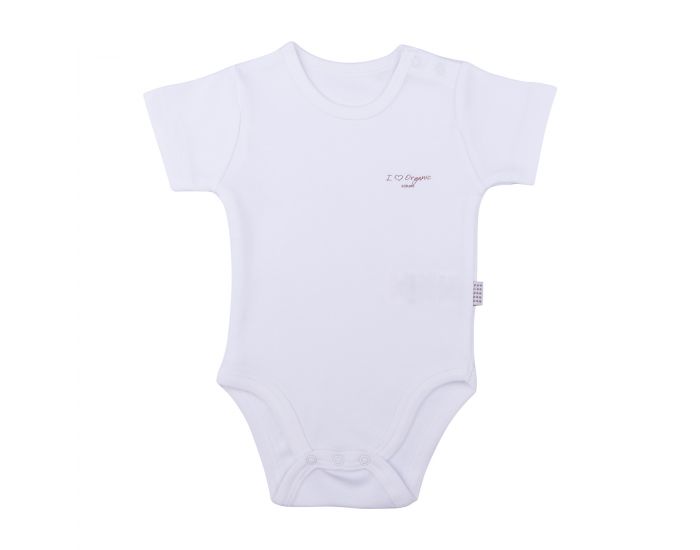 BEBESEO Manche Courte Body Blanc