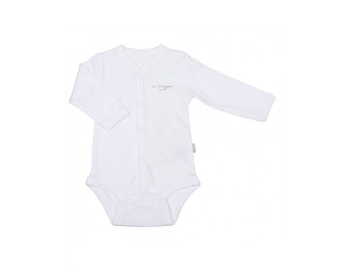 BEBESEO Body Organique Blanc Manches Longues