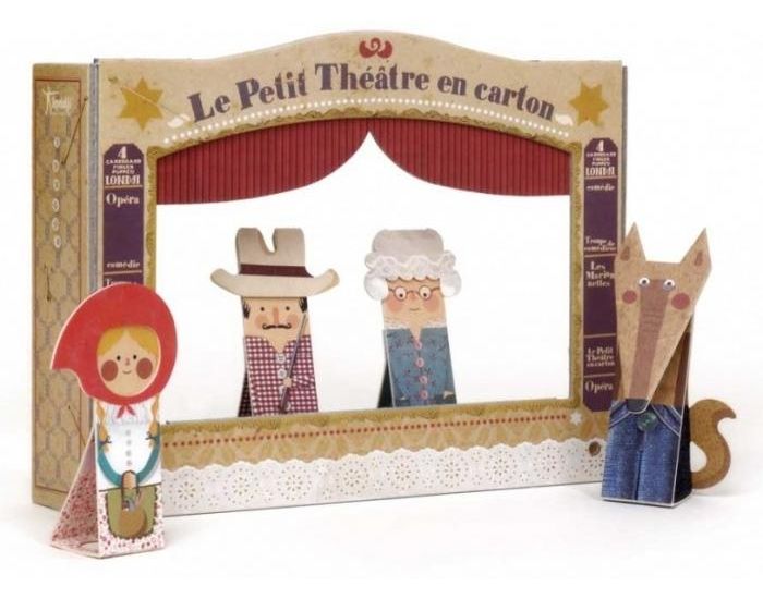 LONDJI Thtre Et Marionnettes Carton - Petit Chaperon Rouge - Ds 3 Ans