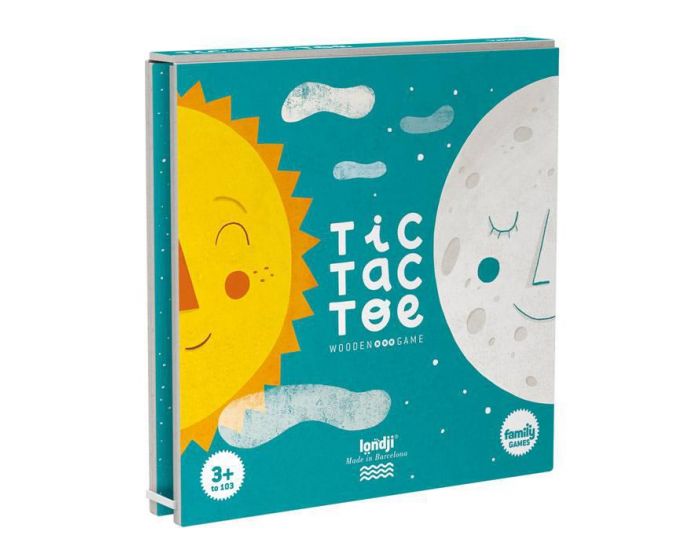 LONDJI Tic Tac Toe - Jeu de Morpions - Ds 3 ans