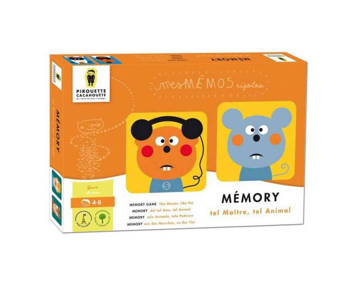 PIROUETTE CACAHOUETE Mes mmos rigolos - Animaux - Ds 4 ans