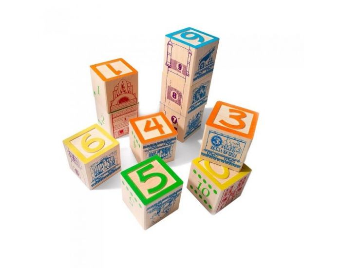 UNCLE GOOSE Cubes Compter et Empiler - Ds 2 ans