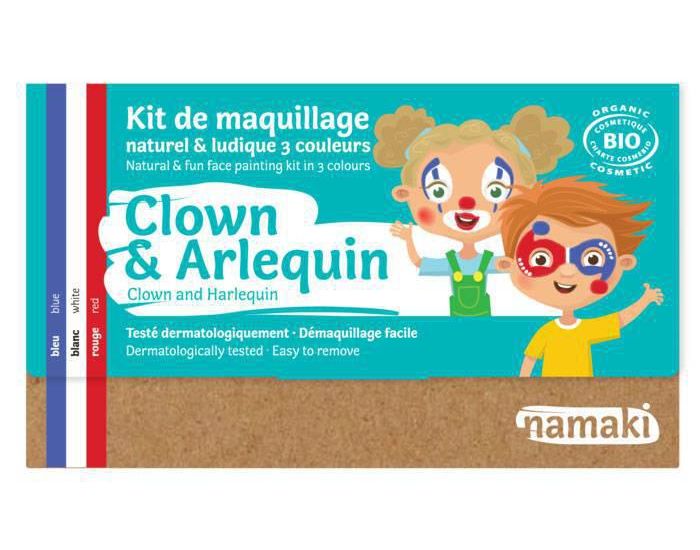 NAMAKI Kit maquillage bio 3 couleurs - Clown et Arlequin