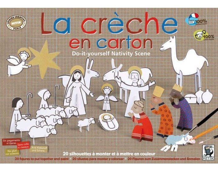 MITIK Cr�che en carton - personnages