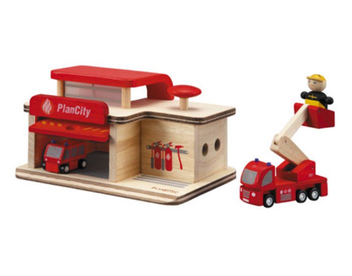 PLAN TOYS Caserne de Pompiers - D�s 3 ans