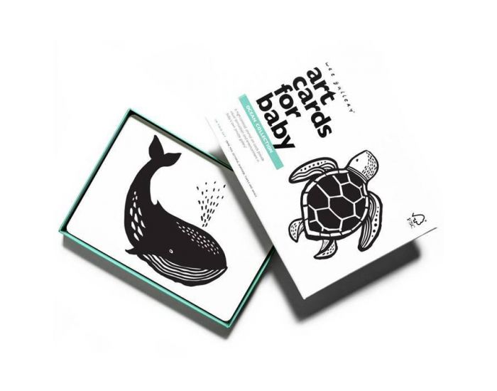 WEE GALLERY Cartes Imagier Animaux - Ds la Naissance