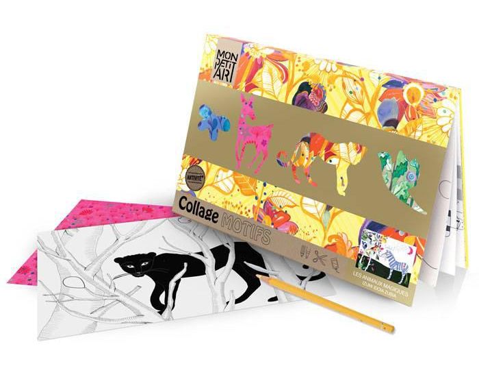 MON PETIT ART Collage Motifs - Animaux magiques - Ds 6 ans