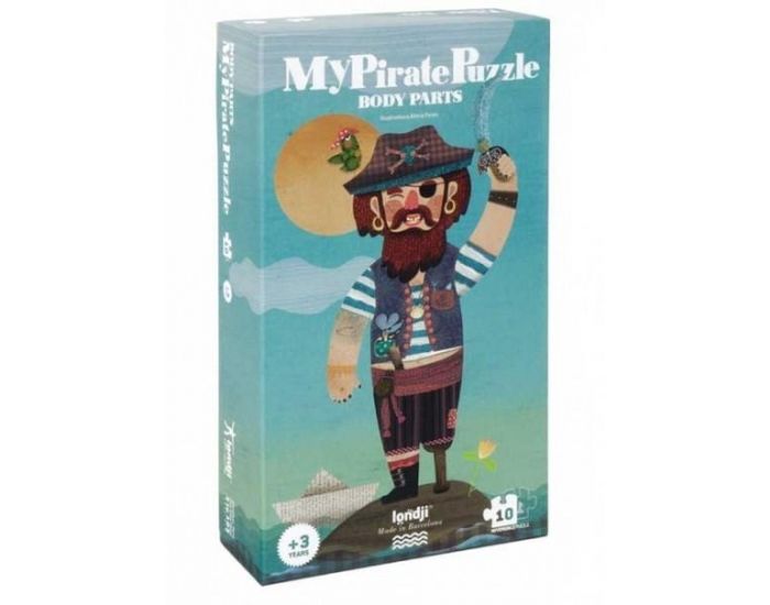 LONDJI Puzzle ducatif Pirate - Ds 3 ans