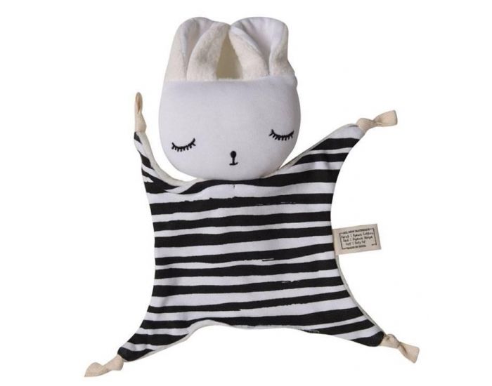 WEE GALLERY Doudou lapin Rayures - Wee Gallery