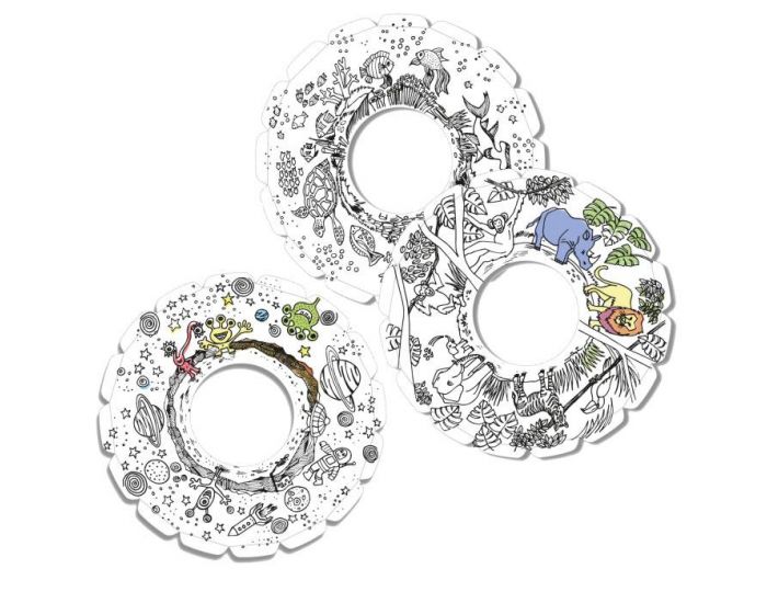 TICTOYS MyRoodi - lot de 3 frisbees - Ds 6 ans