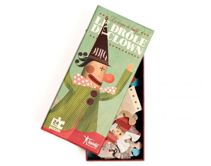 LONDJI Mini puzzle - Le drle de Clown - Ds 3 ans