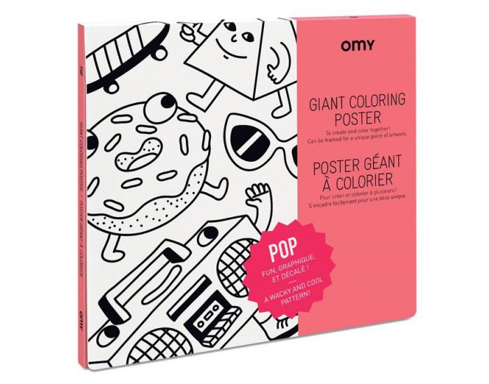 OMY Poster  colorier - Pop