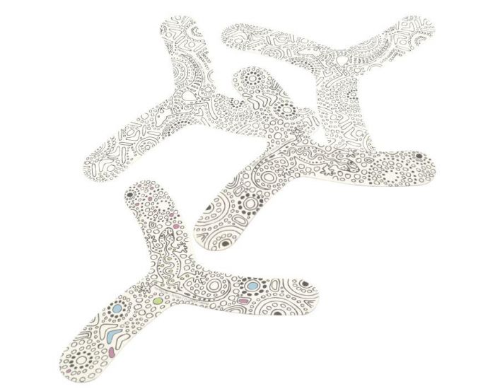 TICTOYS MyFibo - lot de 4 boomerangs - Ds 7 ans