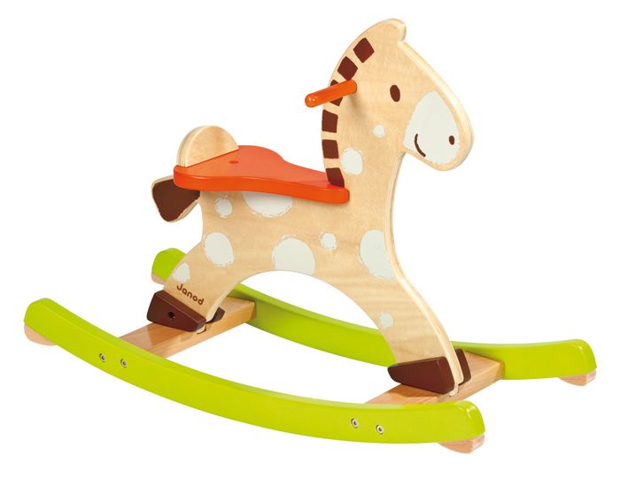 JANOD Cheval � Bascule Pomme de Pin - D�s 1 an