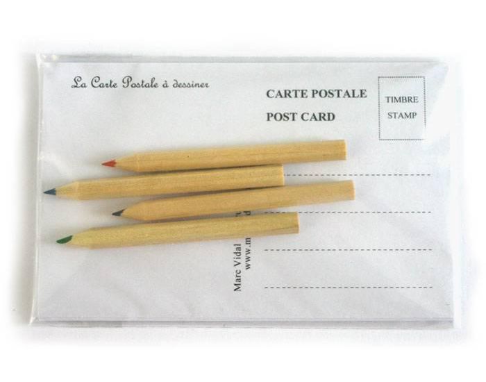 MARC VIDAL 8 cartes postales  dessiner