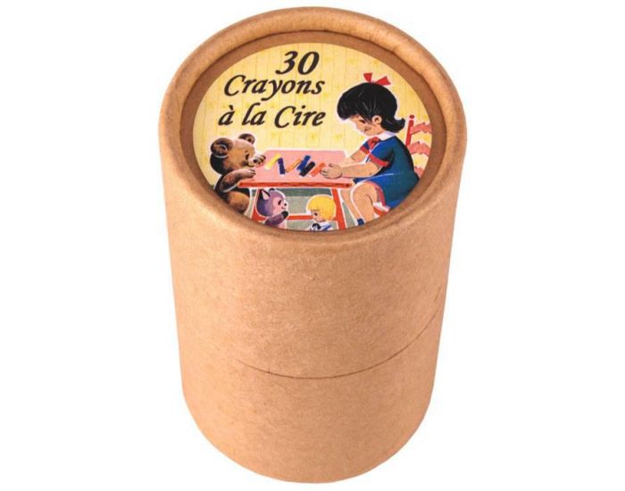 MARC VIDAL Etui de 30 crayons  la cire - Ds 3 ans