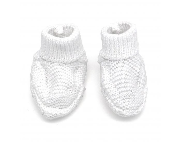 PREMIERS MOMENTS Chaussons en coton bio - Taille 1 mois