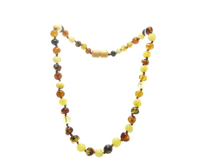 Collier d'Ambre V�ritable B�b� Baroque Rond