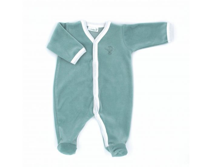 PREMIERS MOMENTS Pyjama Velours 100% Coton Biologique- Fort