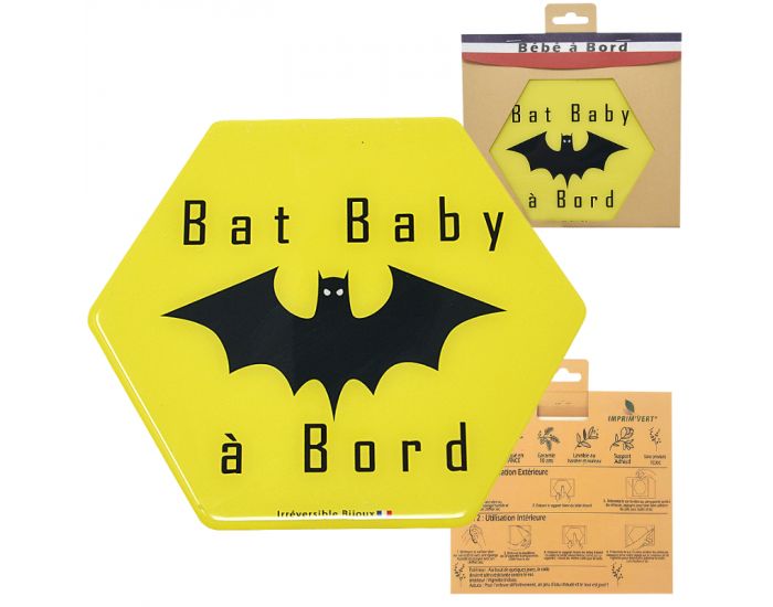  IRREVERSIBLE BIJOUX Adhsif bb  bord - Bat baby