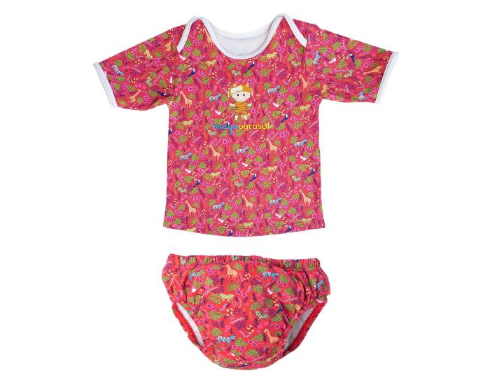 MAYOPARASOL Safari Mayo Parasol Ensemble Tee-Shirt Uv et Couche Piscine