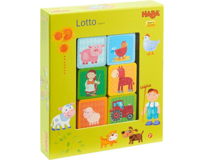 HABA Loto Les amis de la ferme - Ds 2 ans