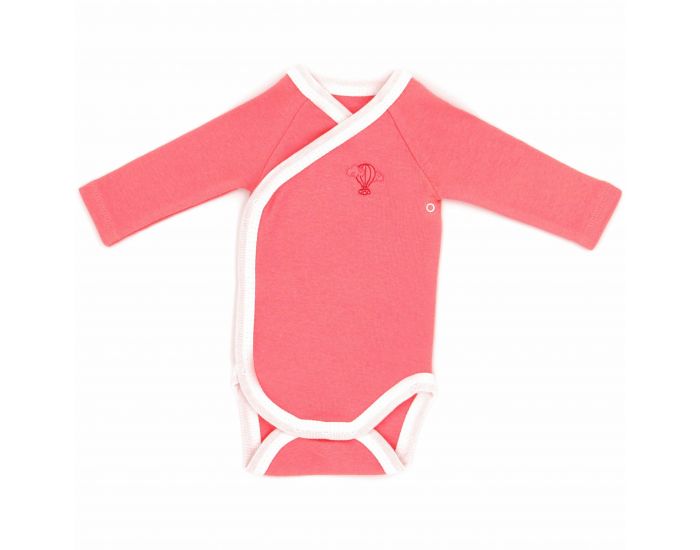 PREMIERS MOMENTS Body Crois - 100% Coton bio - Corail