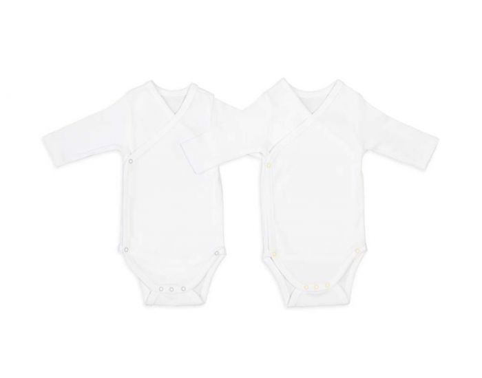 HAPPYNEST Lot 2 Bodys En Coton Bio