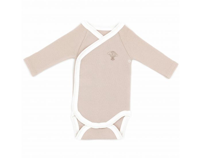 PREMIERS MOMENTS Body Crois - 100% Coton Bio - Noisette