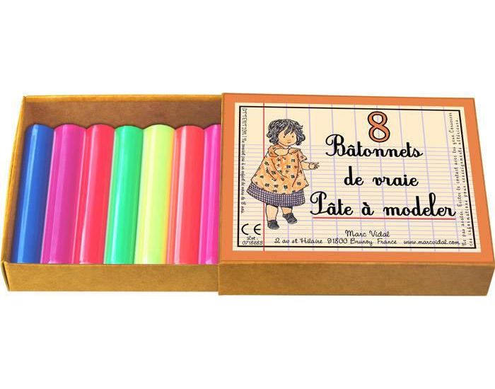 MARC VIDAL 8 Btonnets de Vraie Pte  Modeler - Ds 3 ans