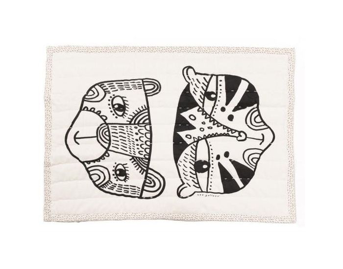 WEE GALLERY Couverture de Jeu - Tapis d'Eveil Wild