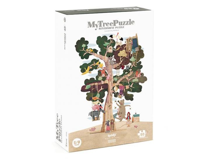 LONDJI Mon Arbre Puzzle Rversible - 56 Pices - Ds 5 ans