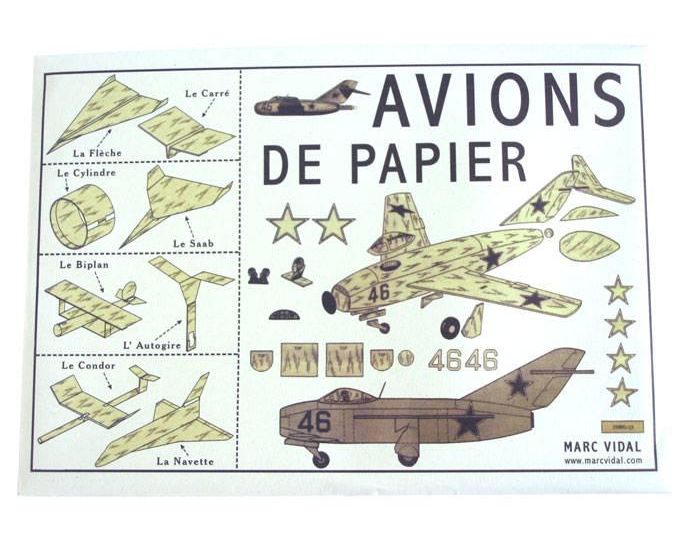 MARC VIDAL Avions en Papier - Ds 6 ans