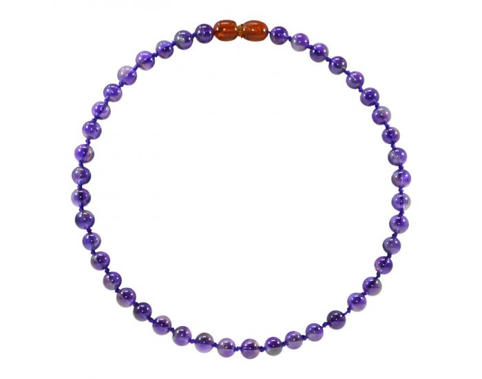 IRREVERSIBLE Collier B�b� - Pierres Naturelles : Amethyste