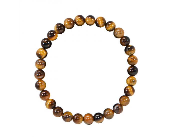 IRREVERSIBLE Bracelet Papa / Maman - Pierres naturelles : Oeil de Tigre Marron