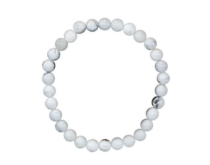 IRREVERSIBLE Bracelet Papa / Maman - Pierres naturelles : Turquoise blanche