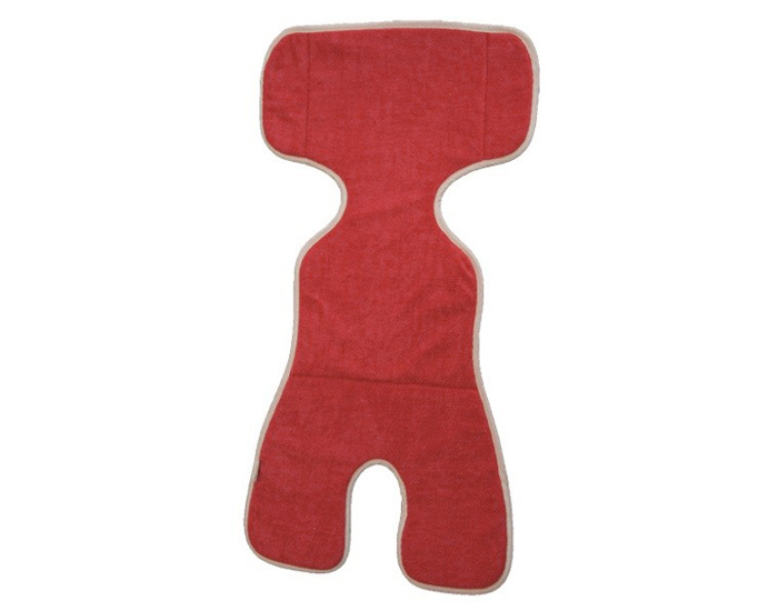 POPOLINI Protge Sige Auto-Poussette Matelass - Cerise