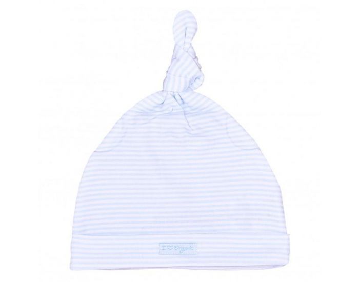 SEVIRA KIDS Bonnet  Noeud en Coton Biologique - Dreams Bleu - Ray