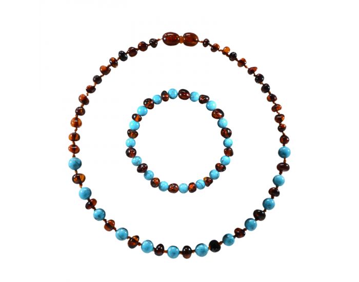 IRREVERSIBLE Box Bijoux d'Ambre & Turquoise Bleue - Maman & Bb