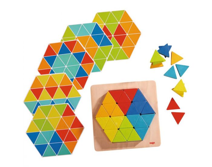 HABA Assemblage triangles magiques - Ds 2 ans