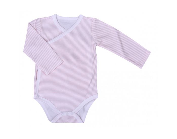 BEBESEO Body Ray Kimono Manches Longues Rose