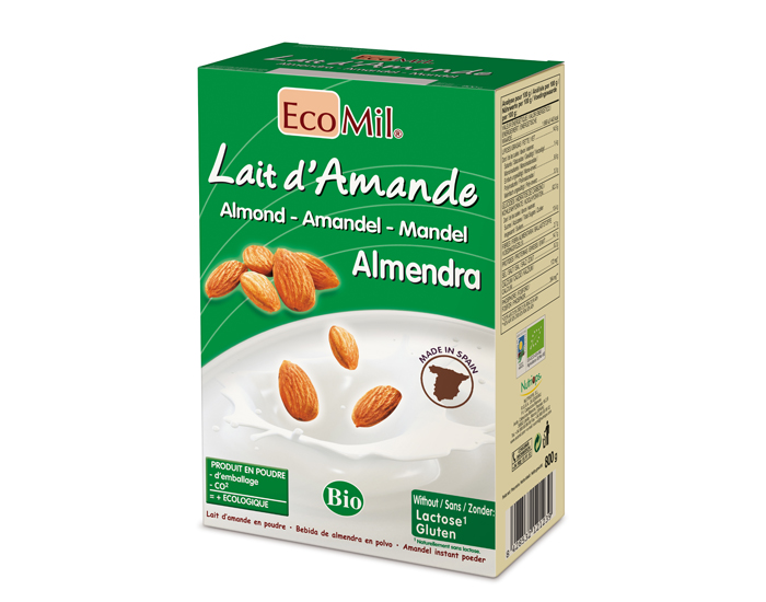 ECOMIL Lait d'Amande Bio - 800 g