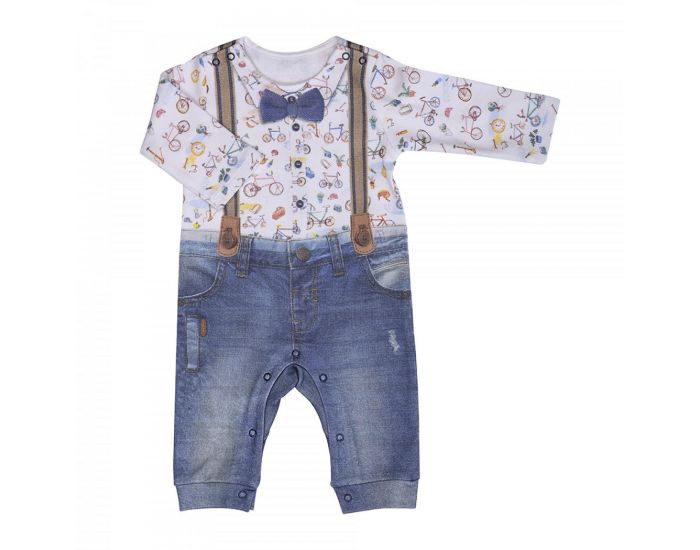 SEVIRA KIDS Combinaison Dors-bien Bb Garon en Coton Biologique - Lon