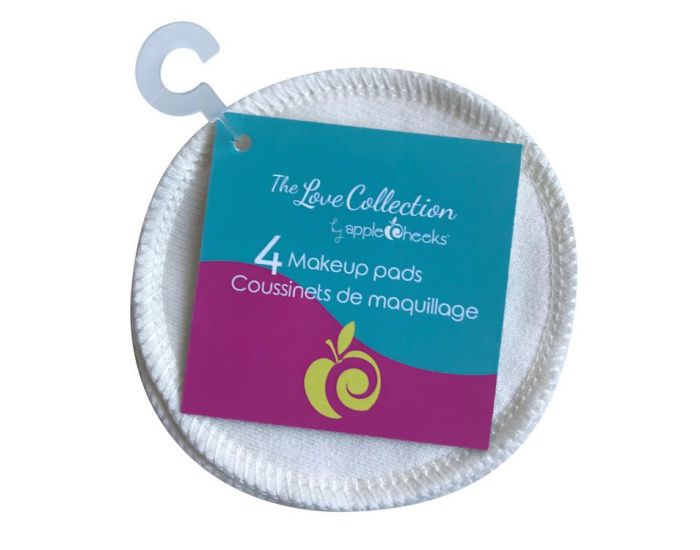 APPLECHEEKS Lot 4 lingettes disques  dmaquiller Bambou